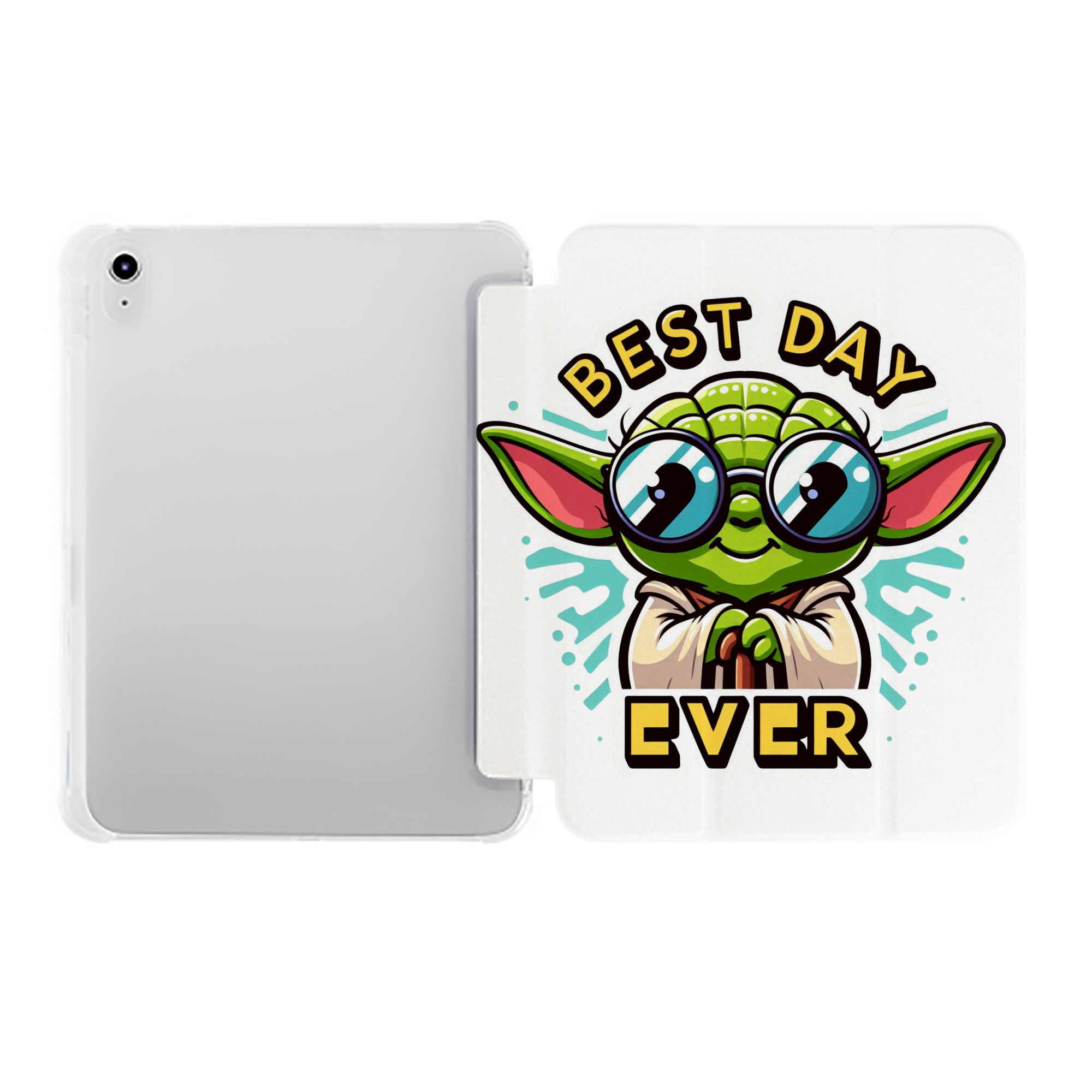 （画像用） スター・ウォーズ Star Wars IPad ケース ペン収納付き 三つ折りスタンド PUレザー×シリコン 対応機種9.5/10.5/10.9インチ